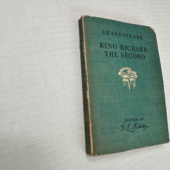 The Tragedy of King Richard The Second William Shakespeare Vintage Book - Picture 3 of 9